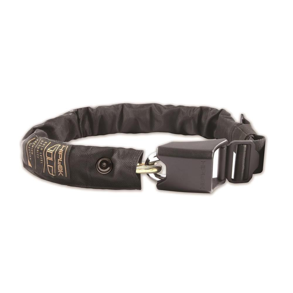 HIPLOK GOLD ALL BLACK 10mm CHAIN WEARABLE WAIST LOCK 24"-44"