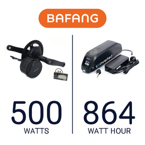 Converted Bafang BBS02 Mid-Drive Conversion Kit | 500w 36v