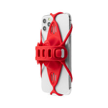 Load image into Gallery viewer, Bone Collection Bike Tie Pro 4 Smartphone Holder - Stem Mount Red