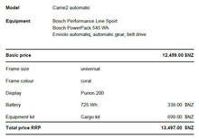 Load image into Gallery viewer, Riese and Muller Carrie2 Automatic - Coral