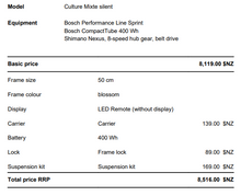 Load image into Gallery viewer, Riese and Muller Culture Mixte Silent 50cm