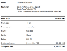 Load image into Gallery viewer, Riese and Muller Homage5 Rohloff HS