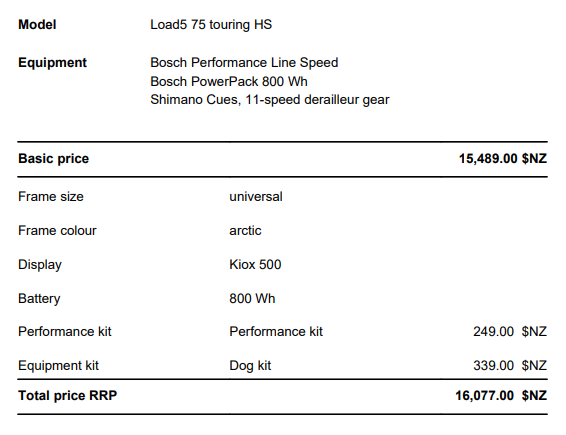Riese and Muller Load5 75 Touring HS