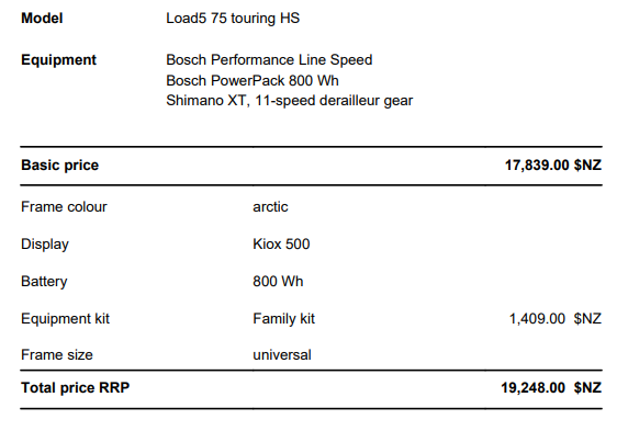 Riese and Muller Load5 75 Touring HS
