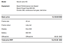 Load image into Gallery viewer, Riese and Muller Nevo5 Vario HS