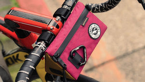 ULAC Handlebar Bag Coursier Apex 1.0L with Carabiner - Sangria