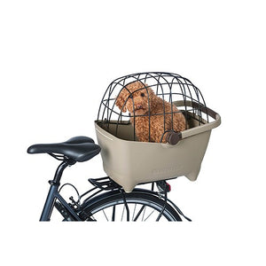 Basil Buddy, Bicycle Basket For Dogs, Faded Denim (MIK Fittings Included)